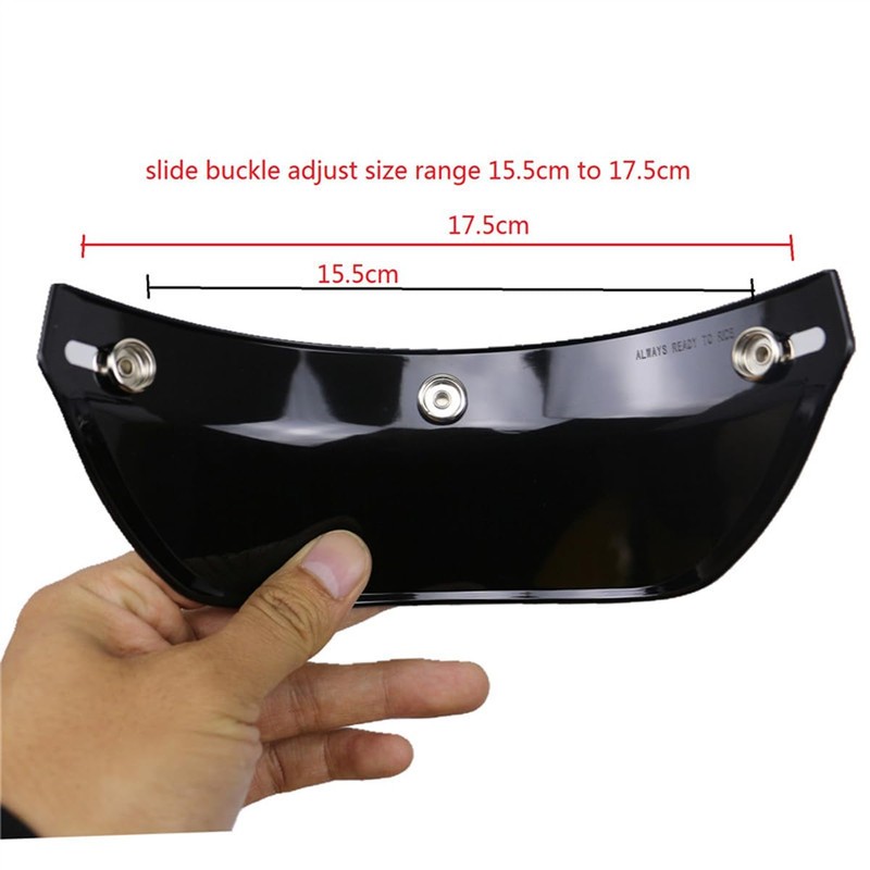 Motorcycle Helmet Sun Visor Rain Guard Plate Retro Locomotive Cap