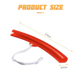 AICEL Car Tire Changing Rim Protector, 5 Pcs Wheel Changing Rim Savers, 15cm Auto Tire Changer Guard Edge Saver Tool, Fixing Tyre Rim Protective Cover, Car Accessories for Motorcycle, SUV (Red)