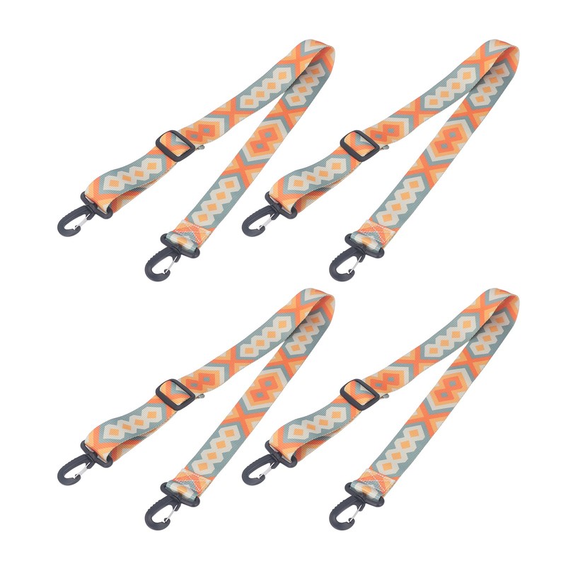 4pcs Ski and Snowboard Boot Carrier Strap Adjustable Thickened Nylon