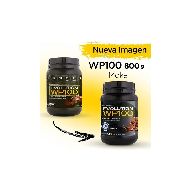 Evolution Proteina Suero De Leche (whey) Wp100 800 G Sabores