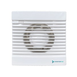 Extractor Ecoslim 4 Blanco ABS Masterfan silencioso, elimina olores, vapor y humedad, para baño, cocina