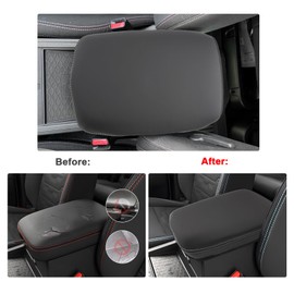 SXCY for 2022-2025 Nissan Frontier Accessories Armrest Cover for Frontier 2024 2025 Accessories 2024 2025 Frontier Center Console Cover 2025 Frontier Middle Console Cover(Gray Line)