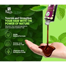 RIBONS Onion, Aloe Vera & Rosemary Shampoo – Sulfate-Free, Paraben-Free, Deep-Cleanse Formula for Fresh, Healthy-Looking Hair & Scalp –– 250 ml