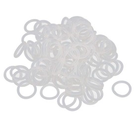 Qty 100 19mm OD 15mm ID 2mm Dia Food Grade Silicone Rubber Seal O-Ring