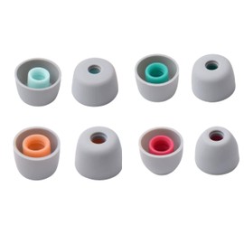 4 Pairs Ear Tips for Sony TrueWireless Earbuds - New Sony XM5, WF-1000XM5, WF-1000XM4, WF-1000XM3, WF-XB700, Ultimate Comfort | Unshakeable Fit | White