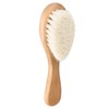 Soft Goat Baby Hairbrush, Infant Hair Brush Baby Brush Comb