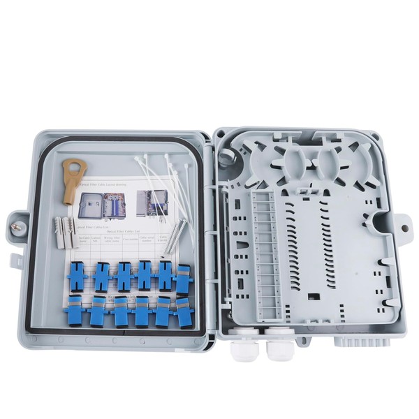 Eardion 12 Core Fiber Distribution Box, 12 Port FTTH Fiber