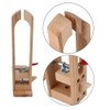 GHDVOP Racing Pony Leather Craft Folding Tabletop Stitching Tree 360