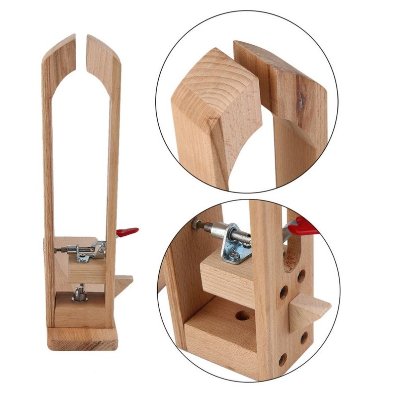 GHDVOP Racing Pony Leather Craft Folding Tabletop Stitching Tree 360