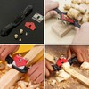 9'' Adjustable Spokeshave with Flat Base, Metal Blade Wood Working