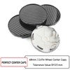 RhinoTuning 4 PCS 68mm Wheel Center Caps Compatible With Kymco