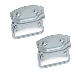 Ganter Normelemente Folding handle, box handle, carry handle, pack of 2, galvanised steel, 100 mm, GN 3136-100-80-A-ST