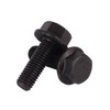CONPHERON Flange Screws Serrated Flange Hex Bolts M8x25mm Full Thread