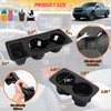 2PCS Silicone Cup Holder Insert Liner for 2025 2024 2023