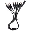Security-01 2-Pack 1 to 8 Way DC Power Splitter Cable,