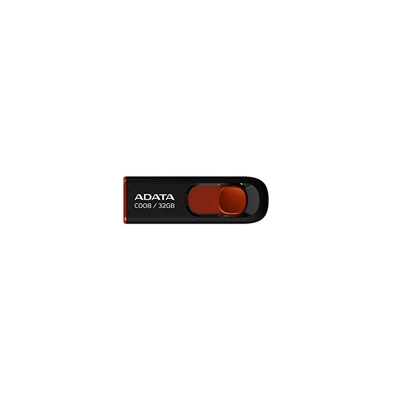 ADATA 32 GB Memoria Flash USB 2.0 Deslizable Color Negro
