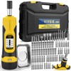 YIYEIE 90Pcs Master Torque Screwdriver Set, 10-70 IN.LB, Inch Pound