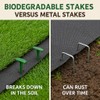 4-Inch Biodegradable Stakes, Pack of 500 - Superior Holding Power