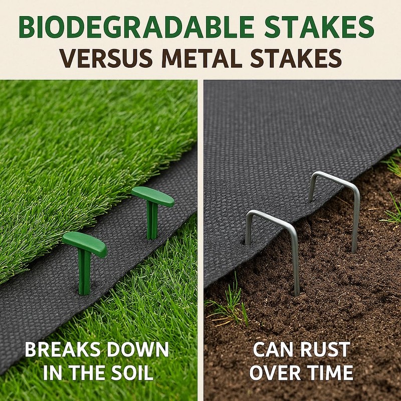 4-Inch Biodegradable Stakes, Pack of 500 - Superior Holding Power