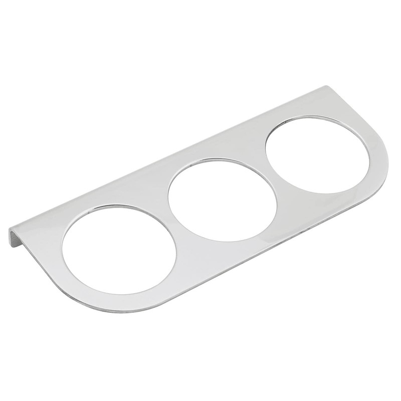 Speedway Motors 3-Gauge Set with Brushed Aluminum Panel Includes Oil
