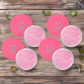Oget Eye Area Treatment Eye Patch Effect Pink Collagen Hydrogel Eye Patches 4 Pieces 32 Pieces / 오겟 눈가 트리트먼트 아이 패치 효과 핑크 콜라겐 하이드로겔 아이패치 4개 32개입