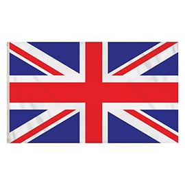 Henbrandt Union Jack Flag UK Flags 5ft x 3ft with Eyelets