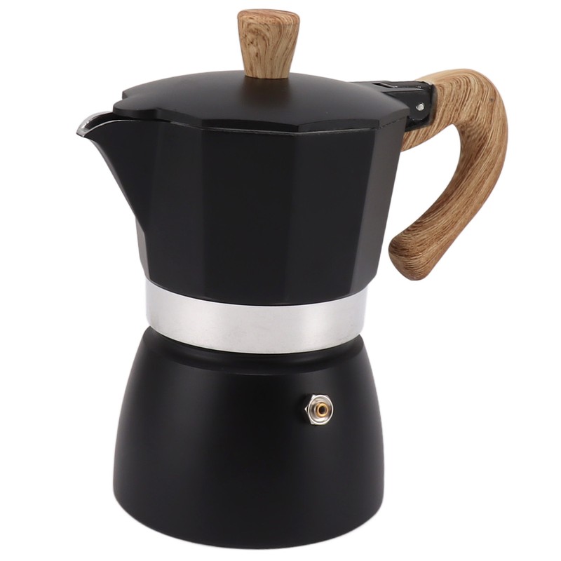 Moka Coffee Pot Octagonal Aluminum Classic Portable Hand Brewing Coffee