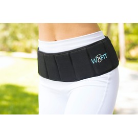 W8FIT Adjustable Weighted Walking and Exercise Belt (7 LB Small)