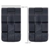 2 Pelican Black Replacement Double Throw Medium Latches. Fits Protector