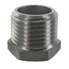 1/2” NPT Stainless Steel Hex Plug For Brew Kettles
