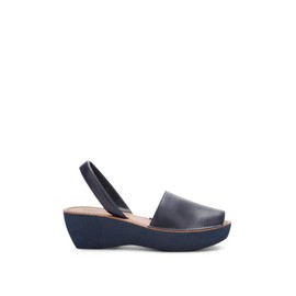 Kenneth Cole REACTION Women's Fine Glass Slingback Platform Sandal, Navy, 8 M US