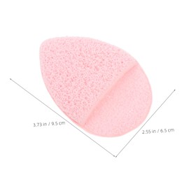 TOVINANNA 4pcs Reusable Facial Cleansing Sponges for Exfoliating Makeup Removal Gentle Skin Cleanser Pads High Absorption Face Scrubber Compact Travel Friendly Washing Face Sponges