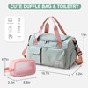Small Gym Bag for Women, Travel Duffle Bag Carry On