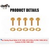 TDZ Gold Titanium Windshield Bolts, Windscreen Screws, Fairing Bolts for
