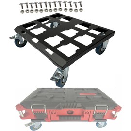 Heavy Duty Tool Box Dolly Compatible with Suitable for Waukee Packing Toolbox Compatible carts Load-Bearing Capacity Up to 300lb (1set)