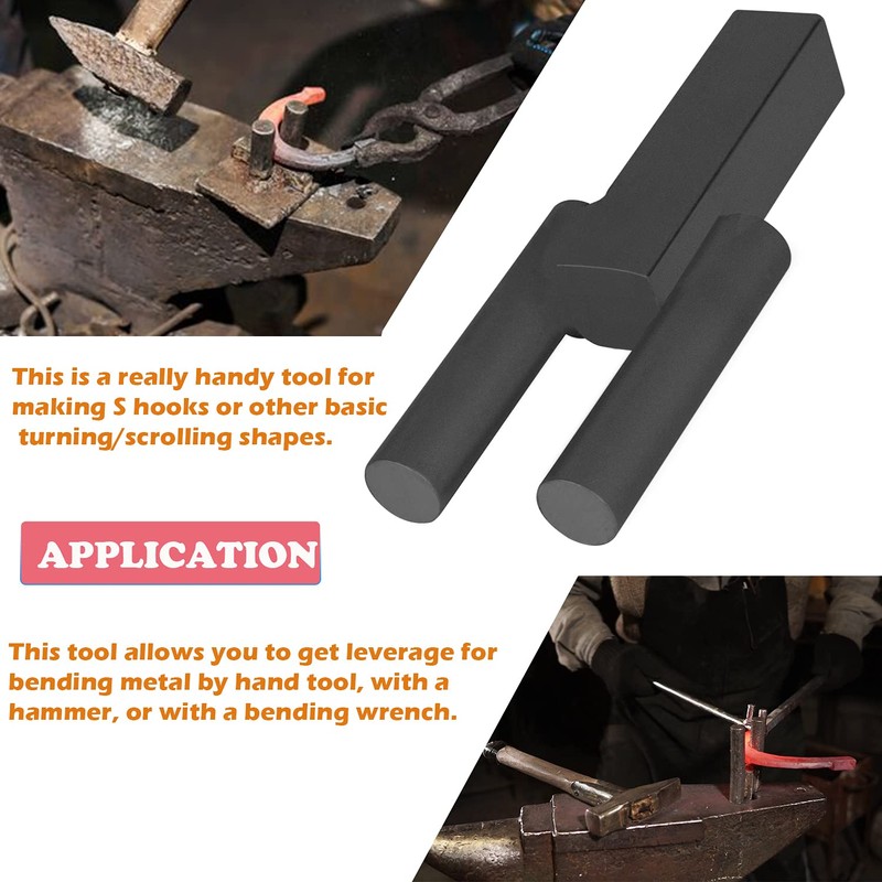 Blacksmith Hardy Anvil Tool 7/8" hardy Turning Bending Forge Scrolling