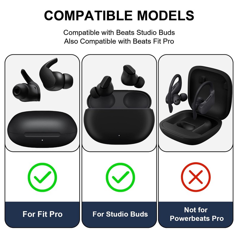 3-in-1 CleaningEartips Kit Compatible with Beats Fit Pro, S/M/L 3