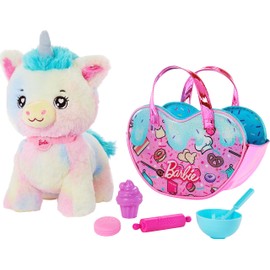 Barbie Peluche Chef Pet Adventure con cinco accesorios para niñas de 3 años en adelante                                                               