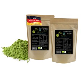 Michel´s Naturprodukte - Organic Barley Grass Powder from German Cultivation, 1 kg (2 x 500 g), Finely Ground Powder from Young Barley Grass, No Additives, Vegan, Superfood