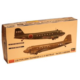 Hasegawa 10687 – L2D Type Zero Transport and C47 Skytrain Pacific