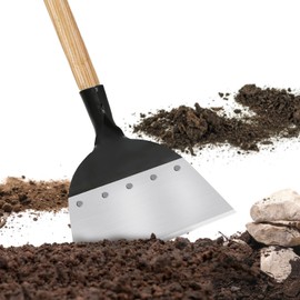 Multifunktionale Gartenschaufel,Multifunktionale Outdoor Garten Reinigungsschaufel,Garten Schaufel,Schaufel Pflanzen Unkrautschaufel,mit 1 Paar Handschuhe,Unkraut jäten,Düngen,Bodenumdrehen (23cm)