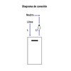 Volteck PA-APSE3-EB, Placa armada 1 interruptor 3 módulos línea Española