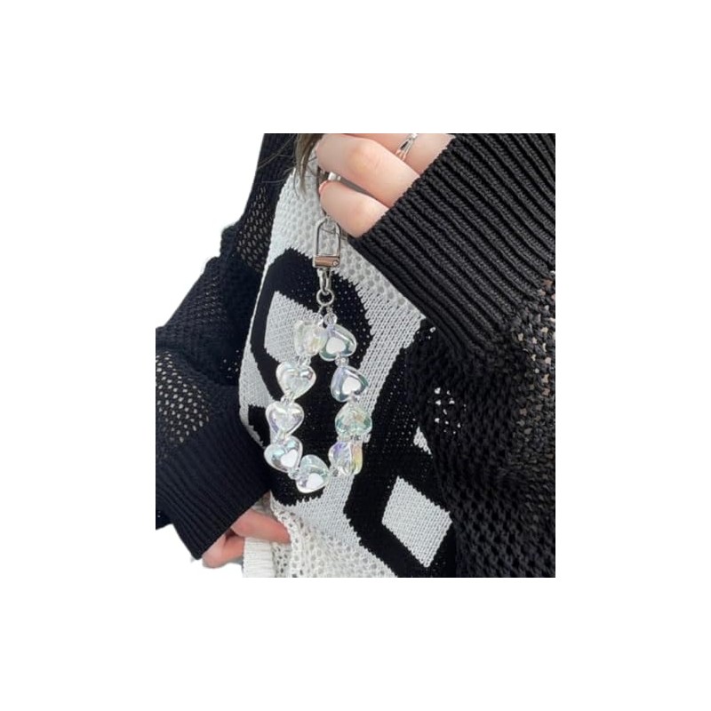 Wigo Women's Beaded Hoop Key Chain A, pattern 7