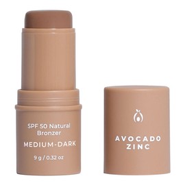 Avocado Zinc SPF50 Natural Bronzer, Medium - Dark 9g