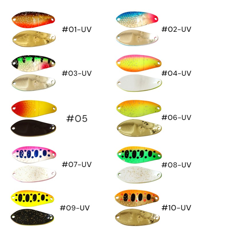 SEABUZZ Mini Barsch & Forellen Spoon Solo 2,7g 3,2mm Forellenköder