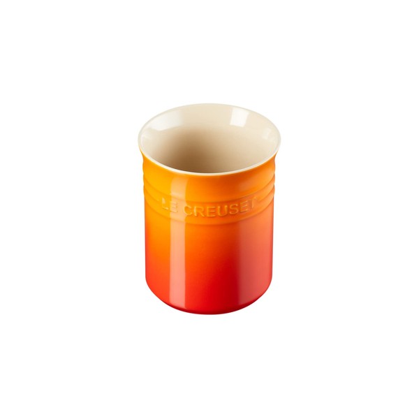 Le Creuset Stoneware Small Utensil Jar, 1.1 Litres, Volcanic, 71501110900001