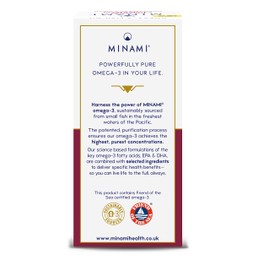 MINAM - Omega-3 Fish Oil - MorEPA Cholesterol with Added Plant Sterols - 60 Softgels