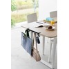 Yamazaki 1577 Tower Table Clamp Hook, Black, Steel, Minimalist, 30.5