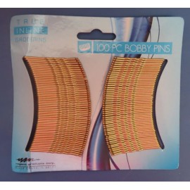 true inline grooming 100 Count of Black Bobby Pins  Gold.  100 pieces  True Inline Grooming   NEW