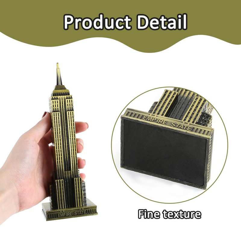 ASUNFO 7.1 Inch Empire State Building Statue Figurine New York